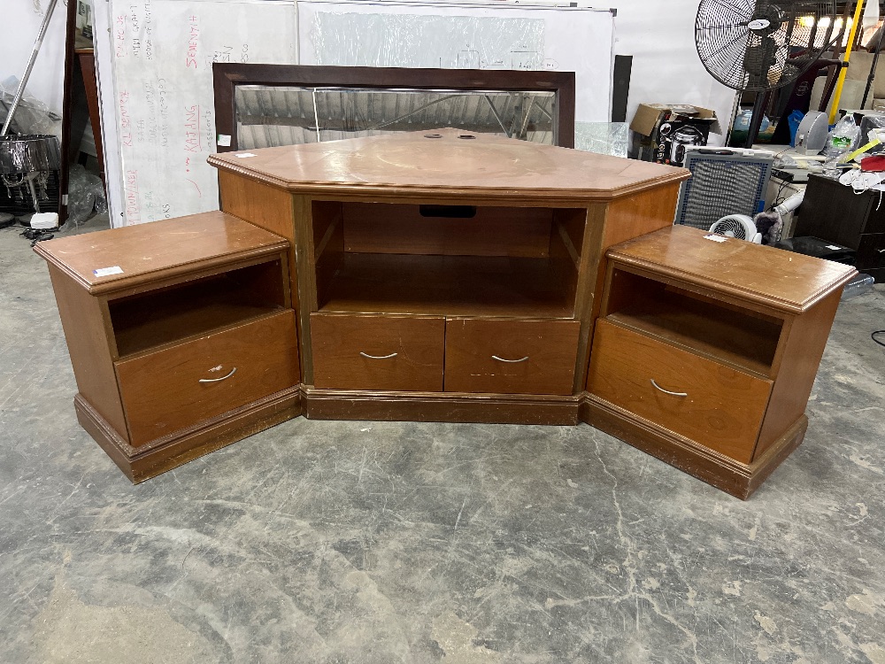 Oak furniture land corner tv cabinet