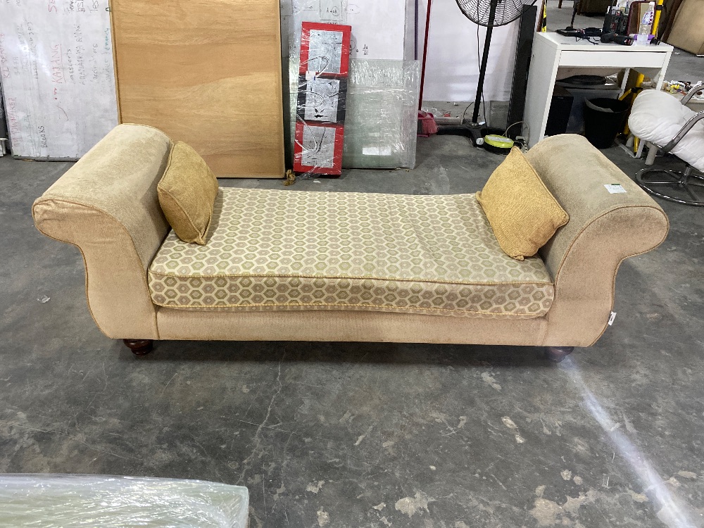 Chaise Lounge Fabric Sofa Beige Colour / Sofa Fabrik Chaise Lounge