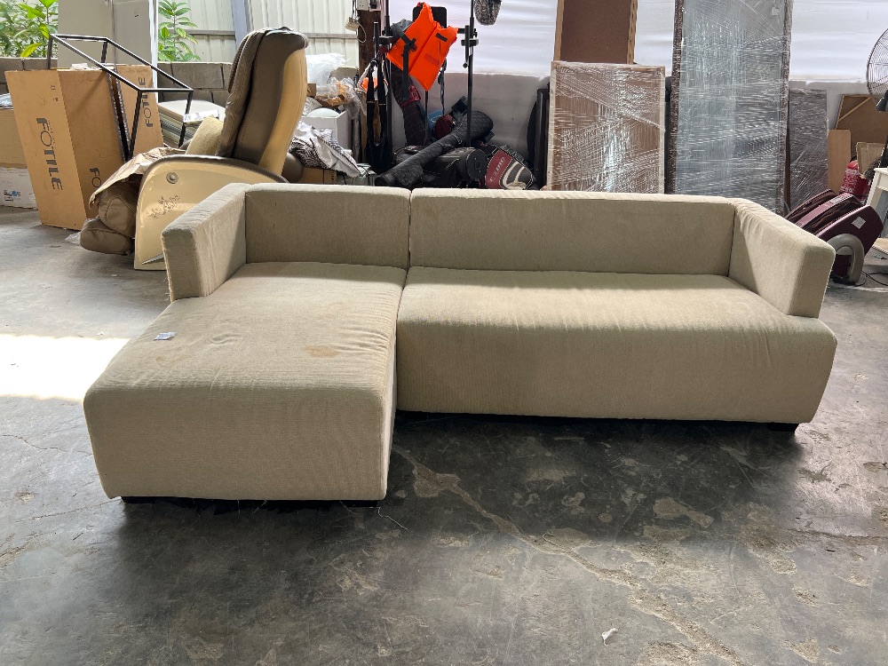 3 Seater L Shape Fabric Sofa White Colour Sofa Fabrik L Shape 3 3 Seater L Shape Fabric Sofa White Colour Sofa Fabrik L Shape 3