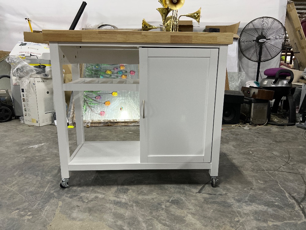Denver Wooden Kitchen Cart / Troli Dapur Kayu Denver - Unearth Store