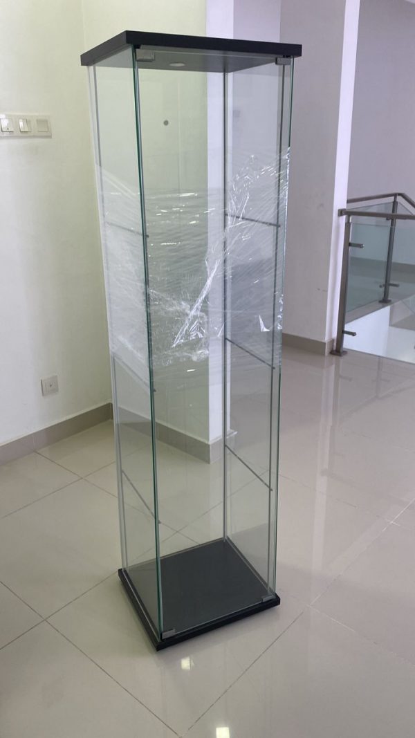 ikea glass display cabinet for sale ebay