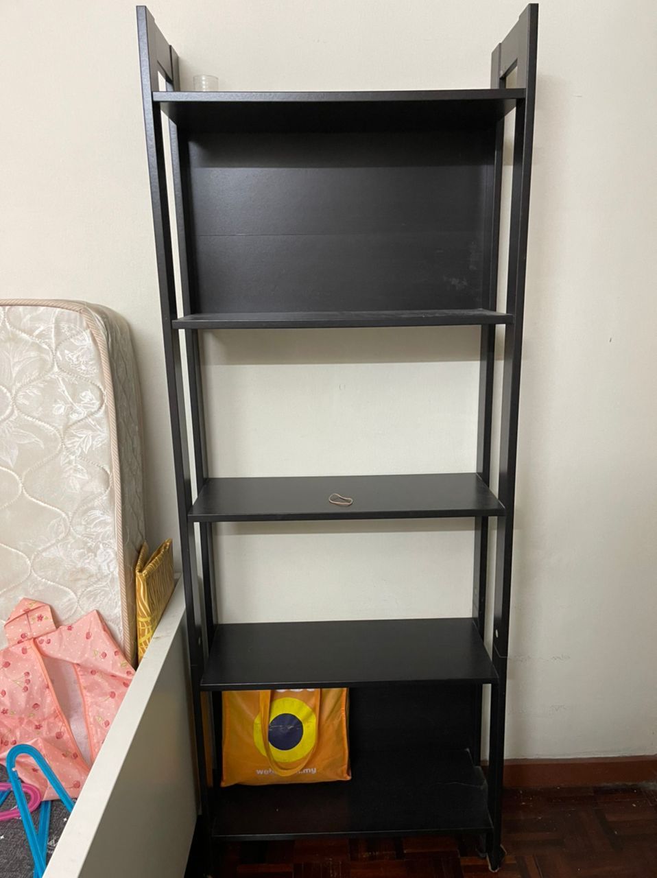 Black Wooden 5 Tier Shelving Unit Unearth Store