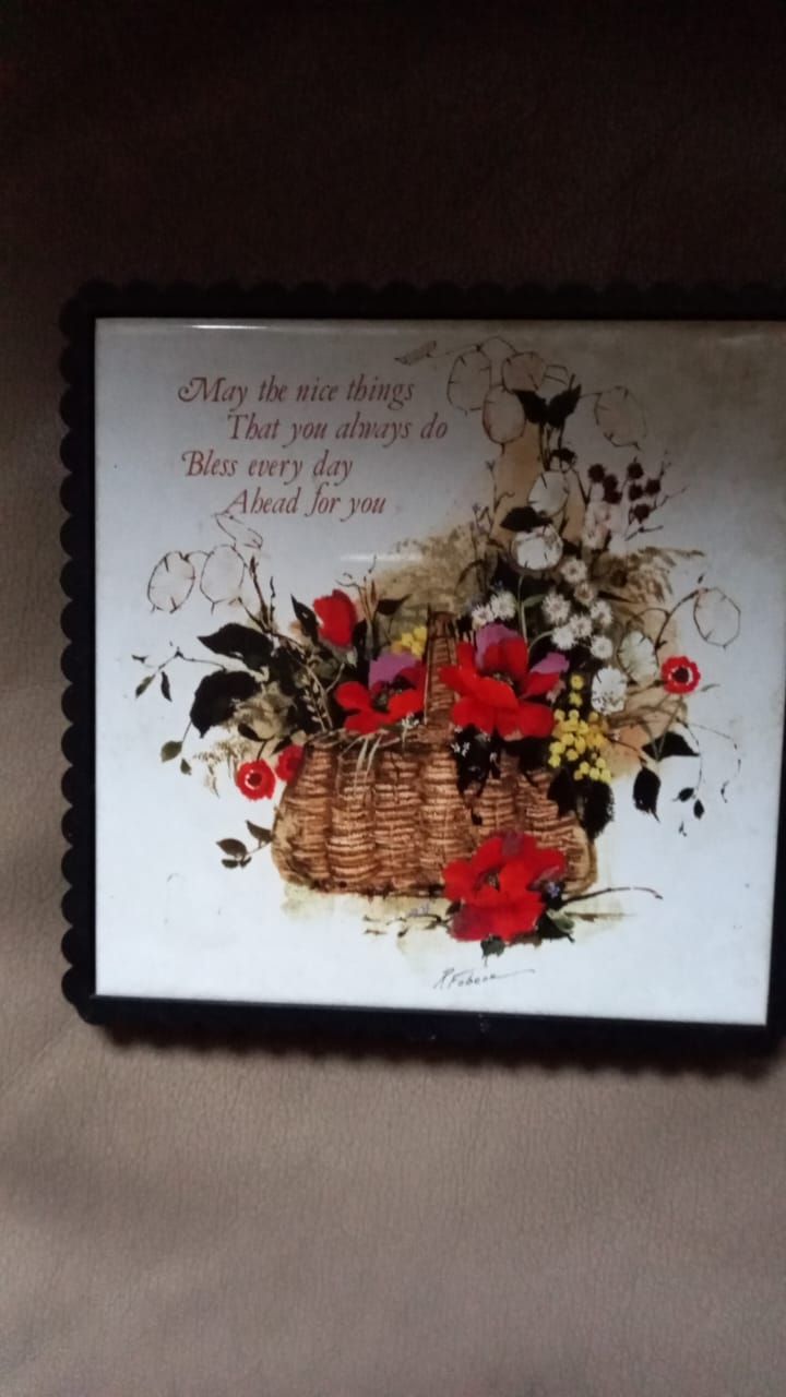 Framed Flower Art Piece Unearth Store
