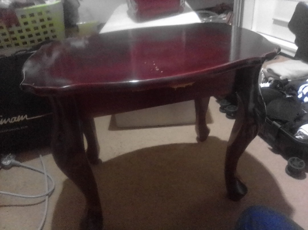 VINTAGE Carved Wood Coffee Table - Unearth Store