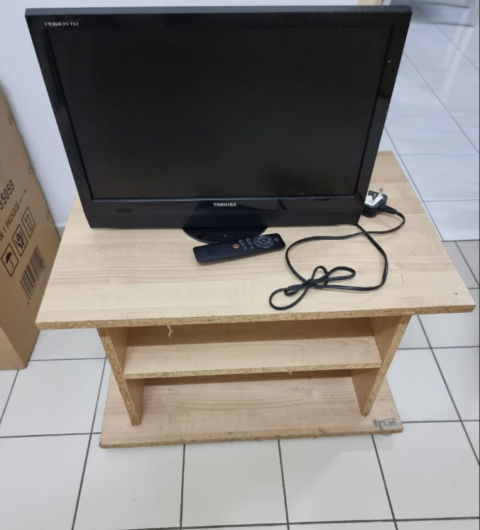 IKEA Light Brown Wooden TV Bench Unearth Store