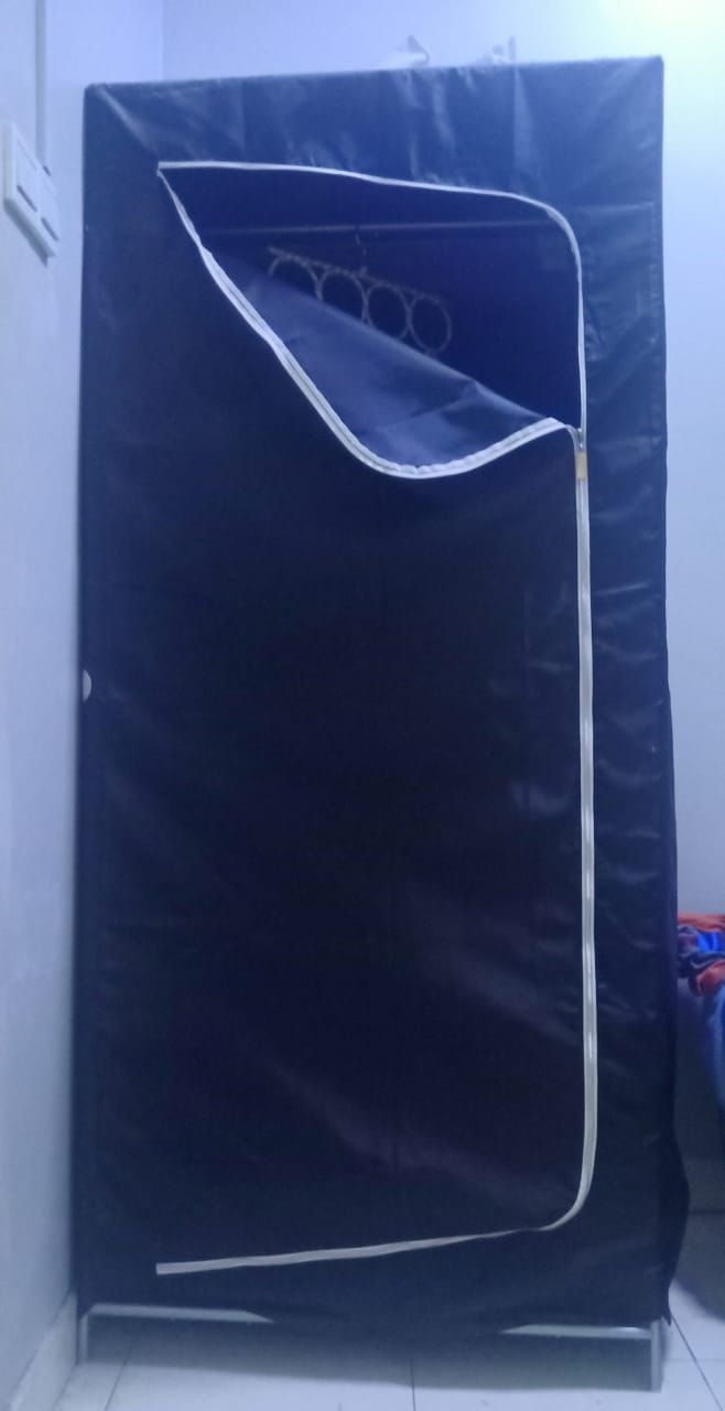 Ikea Breim Blue Portable Wardrobe Unearth Store