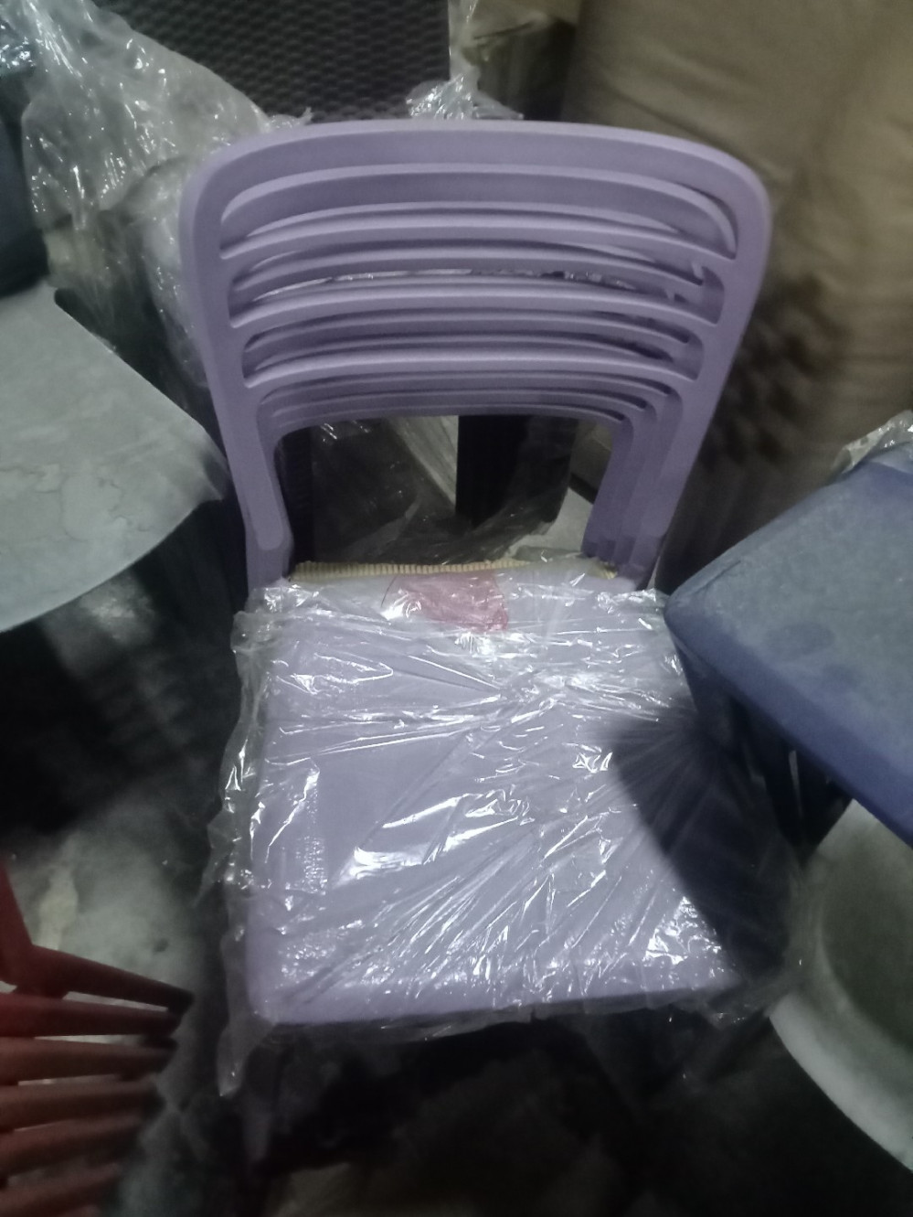 Purple Plastic Chair Unearth Store