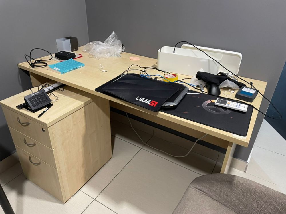 Wooden Office Desk - Unearth Store