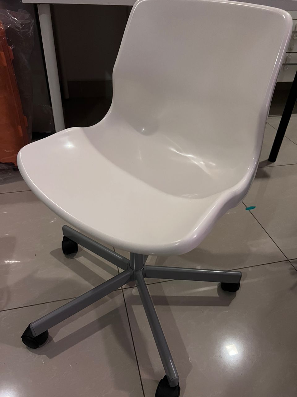 IKEA White SNILLE Swivel Chair Unearth Store