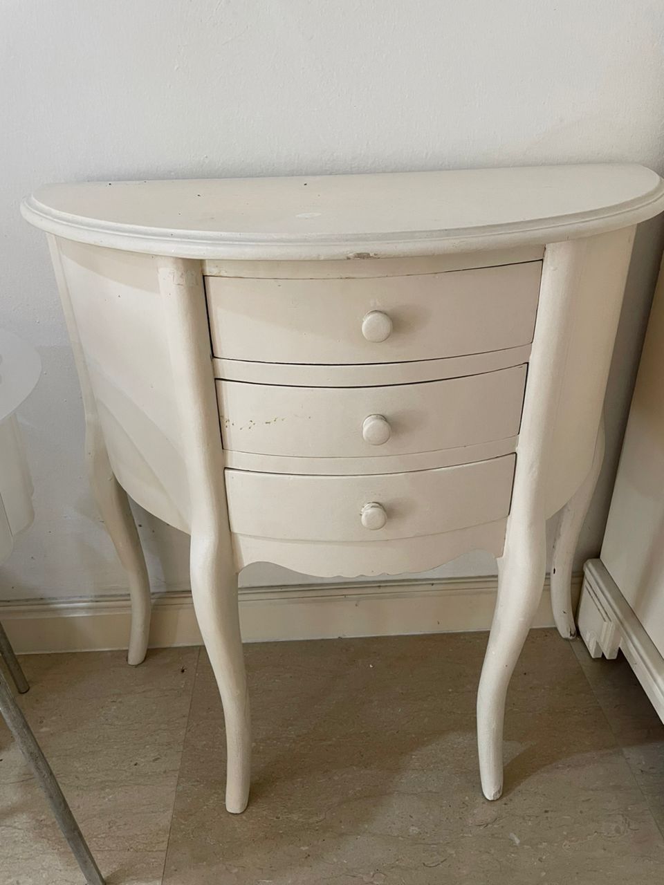 White Wooden Bar Table Unearth Store