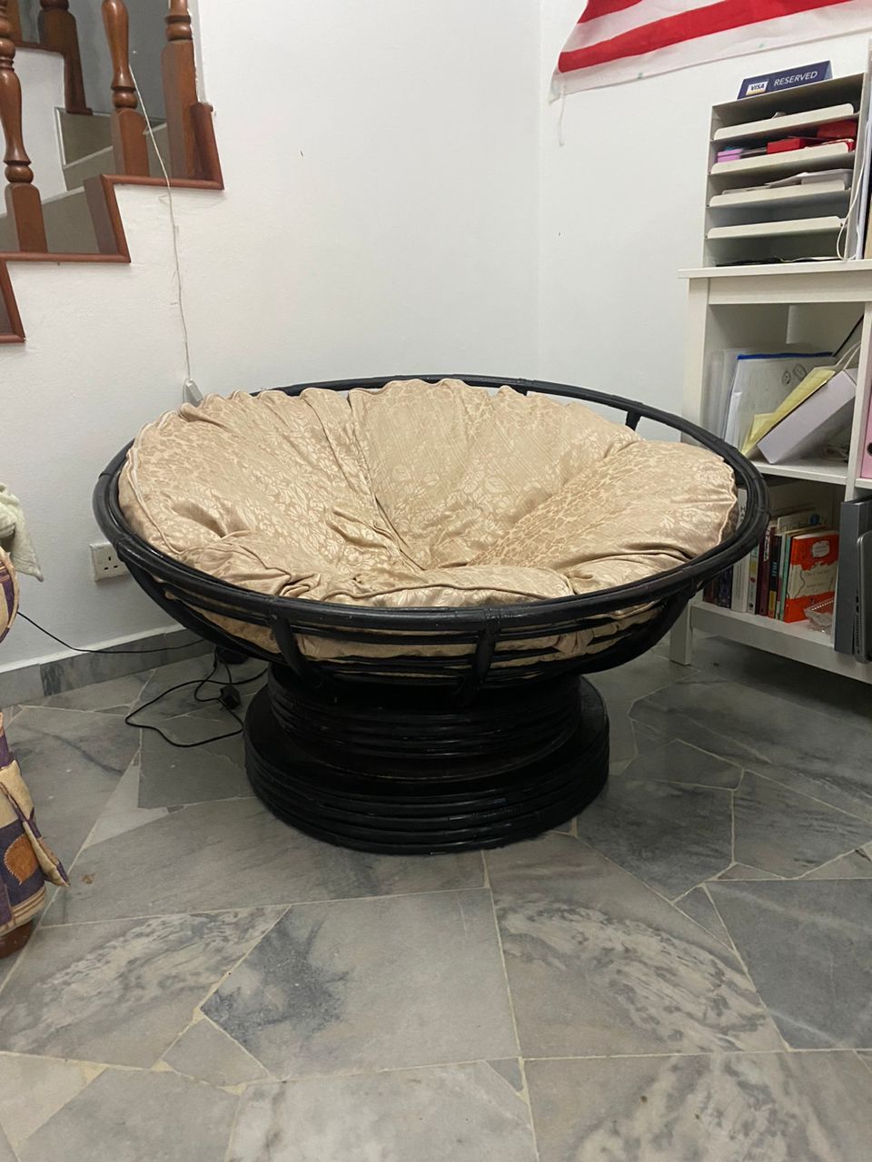 Black Rattan Armchair - Unearth Store